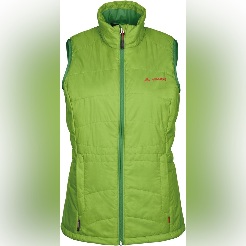 Vaude Sulit Lime Green Women’s Vest Warm Run Cycling Walk